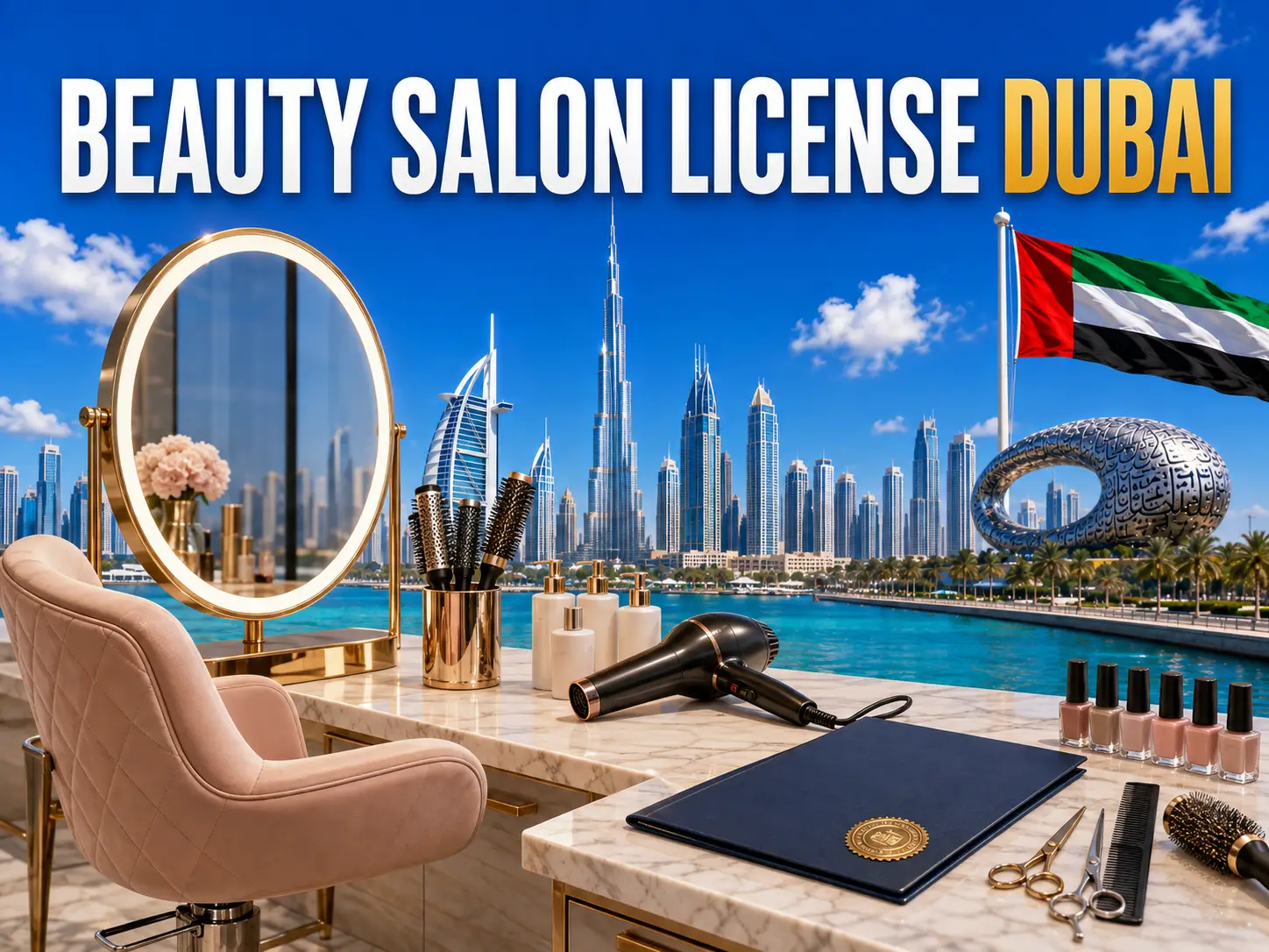 Beauty salon license in Dubai for ladies and gents salon business setup