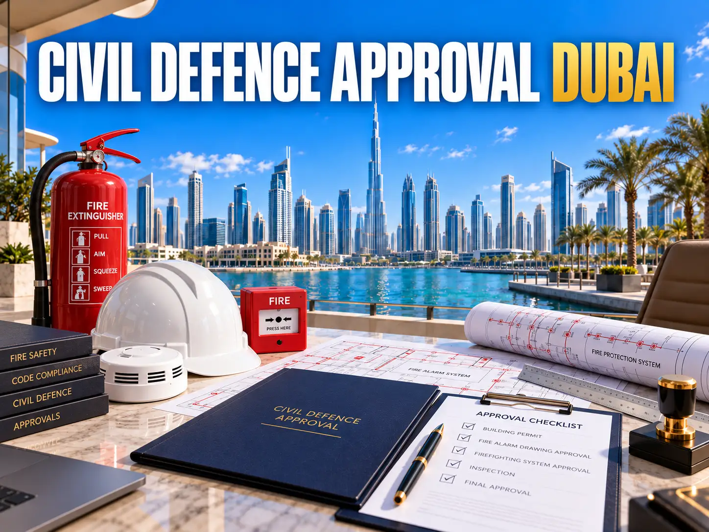Civil Defence approval UAE fire safety clearance