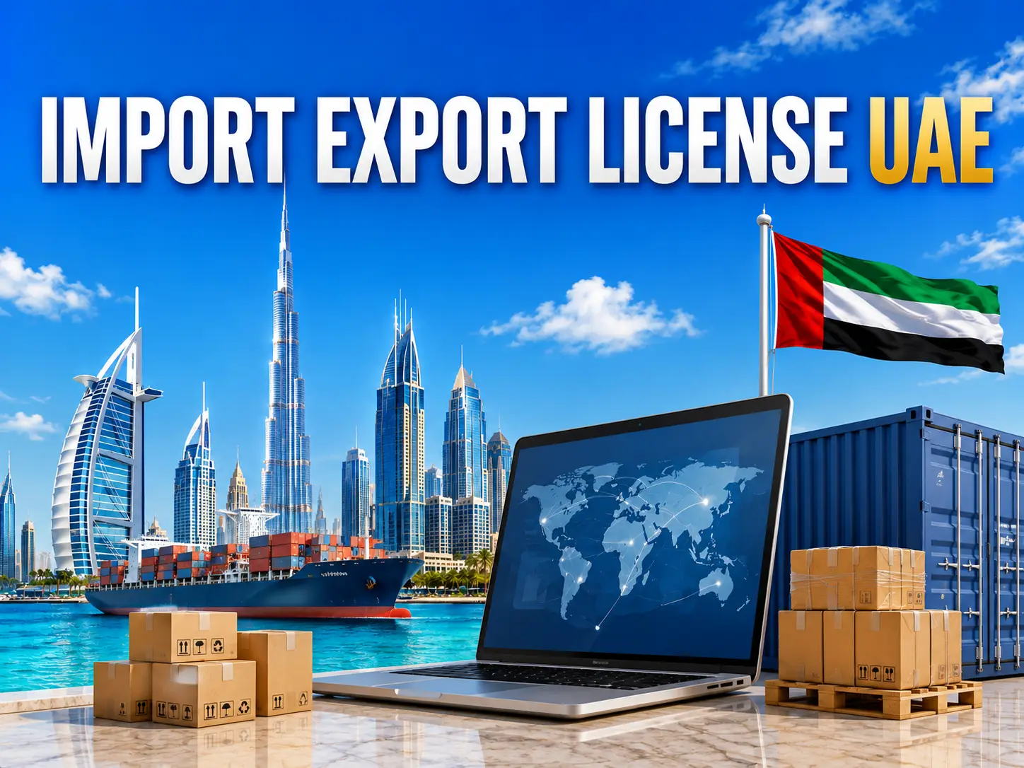 Import Export License in UAE with Customs Code setup